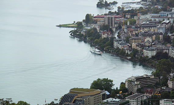 Montreux vista do alto