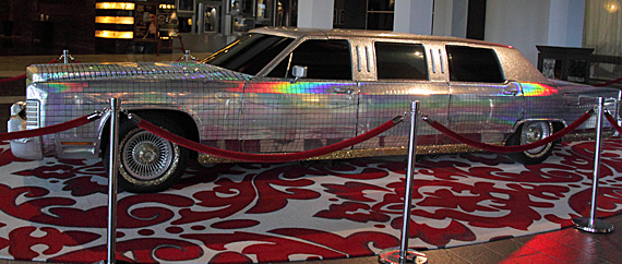 A limousine de lantejoulas da Madonna