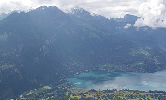 Interlaken e lago de Brienz