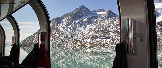 Bernina Express: passando pelo Lago Bianco