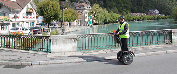 De Segway em Interlaken