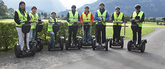 De Segway em Interlaken