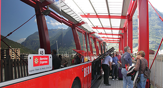 Bernina Express Bus a Lugano