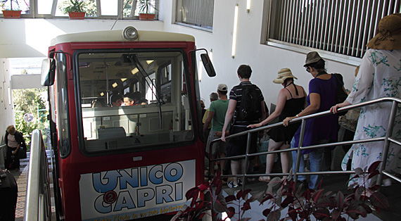 Funicular em Capri