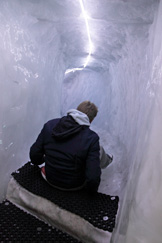 Esquibunda no Glacier Paradise