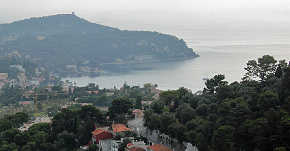 Cap-Ferrat vista da Moyenne Corniche