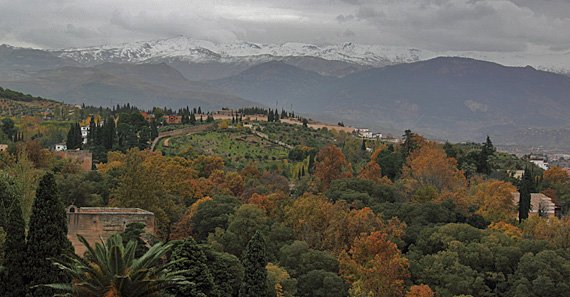 Sierra Nevada vista da Alhambra