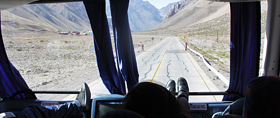 Ônibus de Santiago a Mendoza