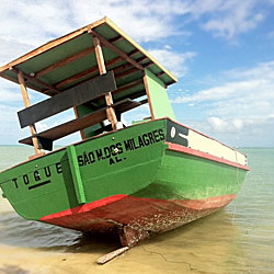 Praia do Toque, maré baixa