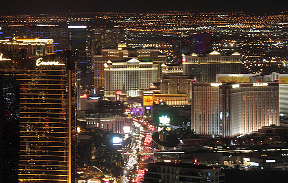 Las Vegas vista do Stratosphere