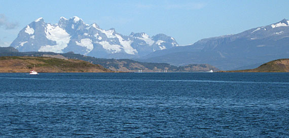 A saída de Puerto Natales
