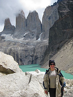 Lu Malheiros em Torres del Paine