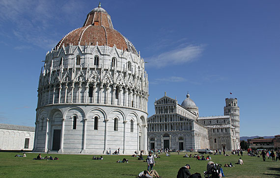 Batistério, Camposanto, Catedral e Torre de Pisa