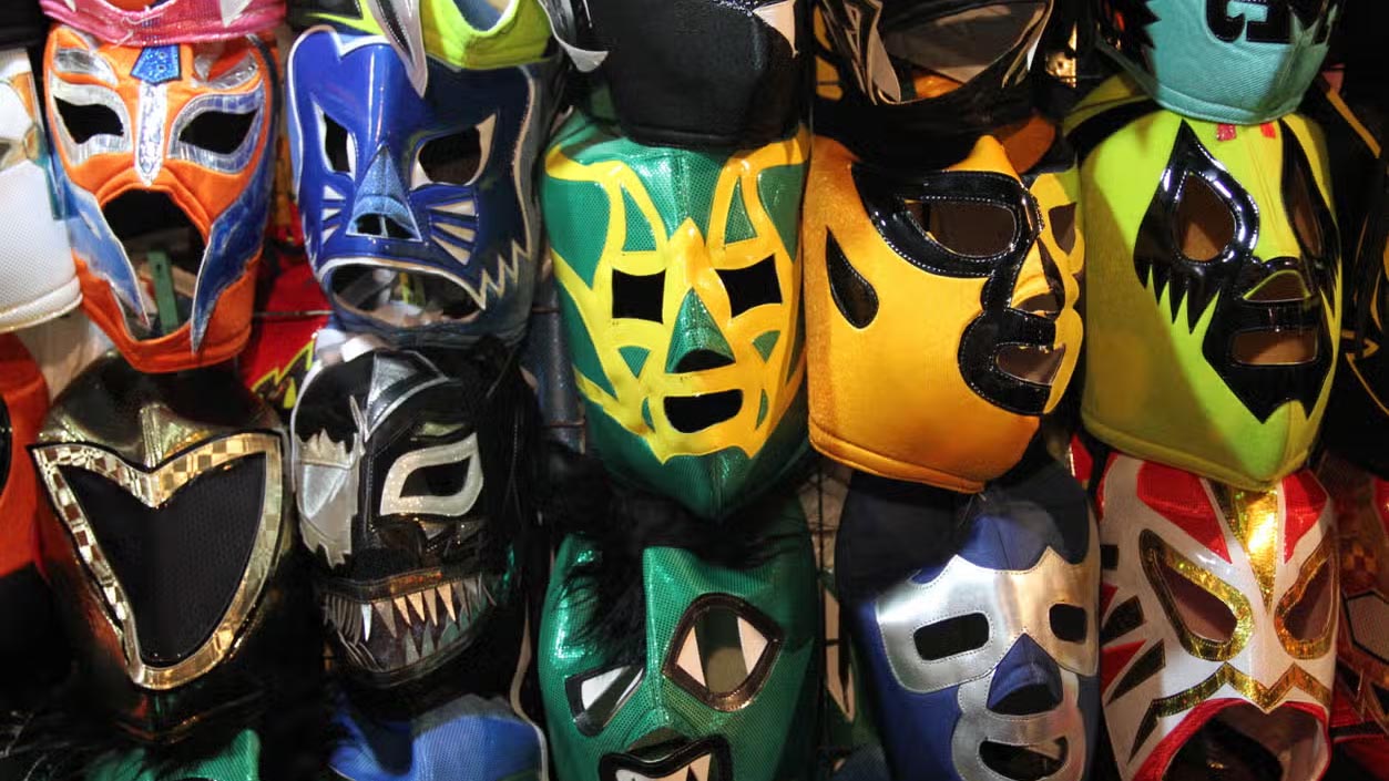 5 passeios duplos na Cidade do México 13 Cidade do México - máscaras de luta livre
