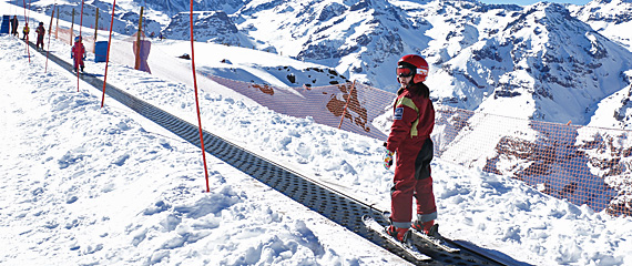 Malu em Valle Nevado. Foto: Paula Ferreira