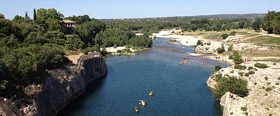 Praia nos arredores de Montpellier