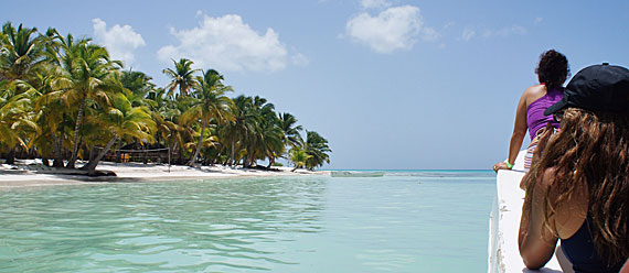 Chegando em Isla Saona