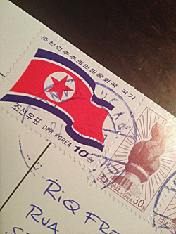 Postal da Coréia do Norte