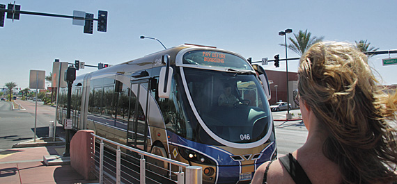 Ônibus em Las Vegas