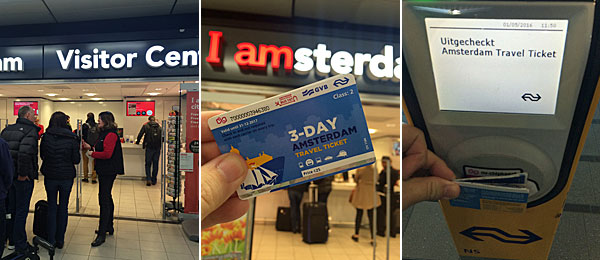 Do aeroporto Schiphol a Amsterdã com o Amsterdam Travel Ticket