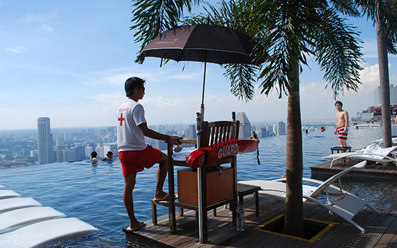 Piscina do Marina Bay Sands