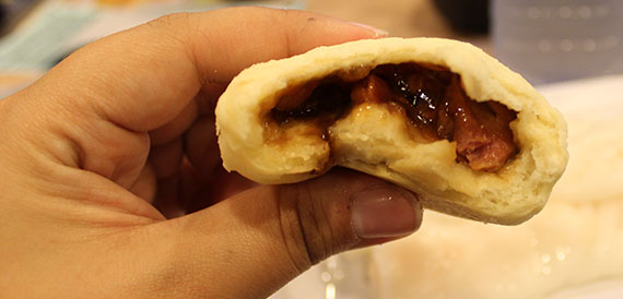 Baked bun with BBQ pork, no Tim Ho Wan