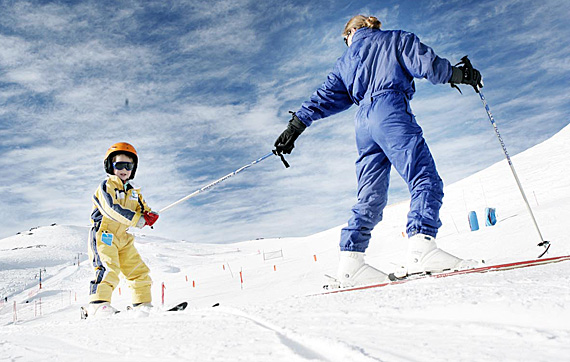 Valle Nevado para crianças