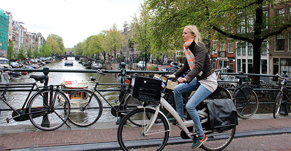 Bicicleta em Amsterdã