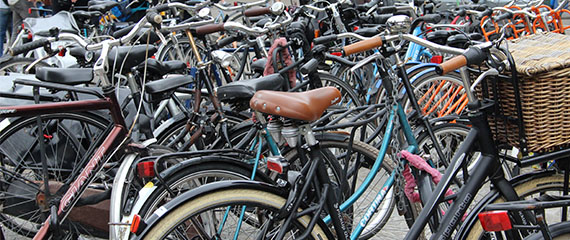 Bicicletas em Amsterdã