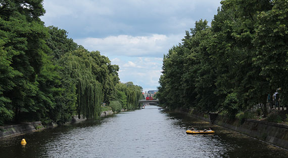 Rafting no Landwehrkanal, Berlim