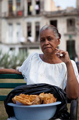 Vendedora de doces em Havana