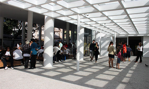 Pátio do Museu de Arte do Rio, MAR