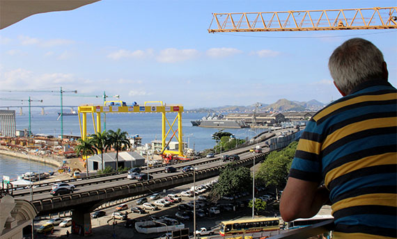 Obras do Museu do Amanhã e entorno da Praça Mauá