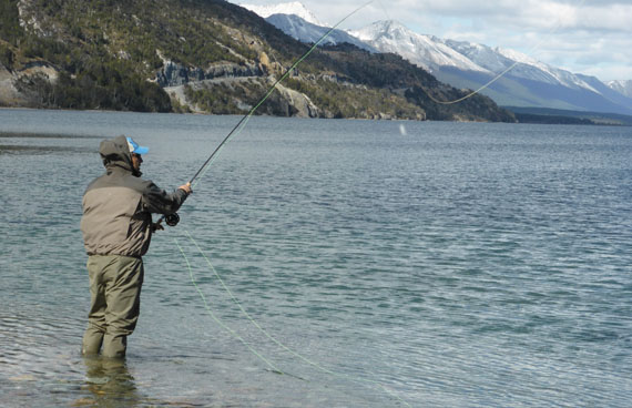 Pesca no Lago Fagnano