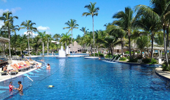 Piscina do Barceló Bávaro Palace Deluxe