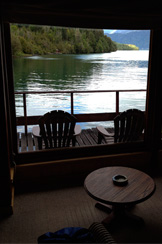 Vista do quarto no Puyuhuapi Lodge & Spa