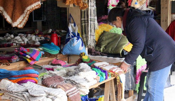 Feira de artesanato em Dalcahue, Chiloé