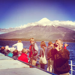 Lago Todos Los Santos e vulcão Osorno