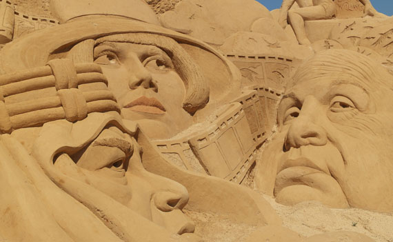 Festival de Escultura em Areia, em Pêra