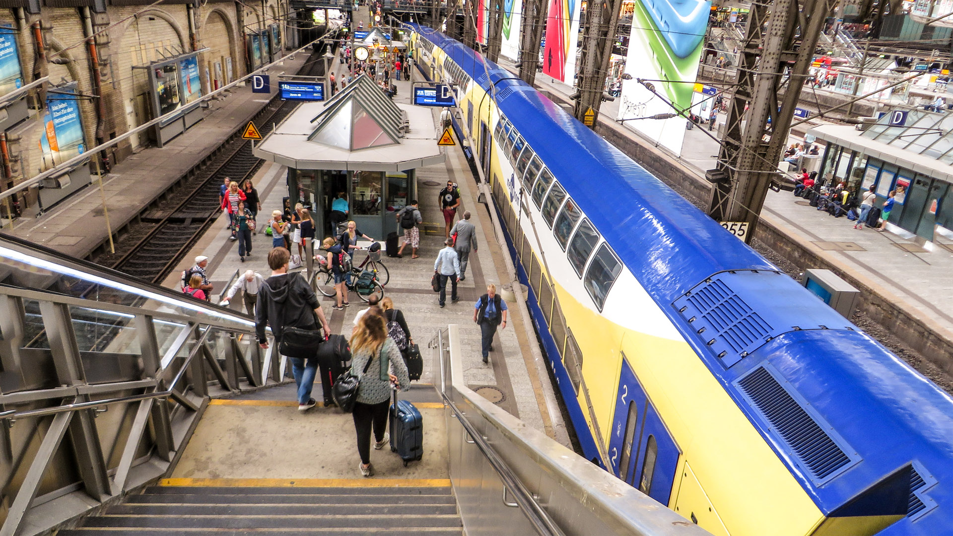 Conexão de trem na Europa