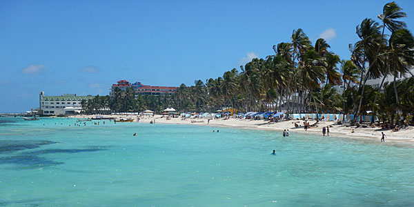 San Andrés Colômbia dicas - praia de Spratt Bight