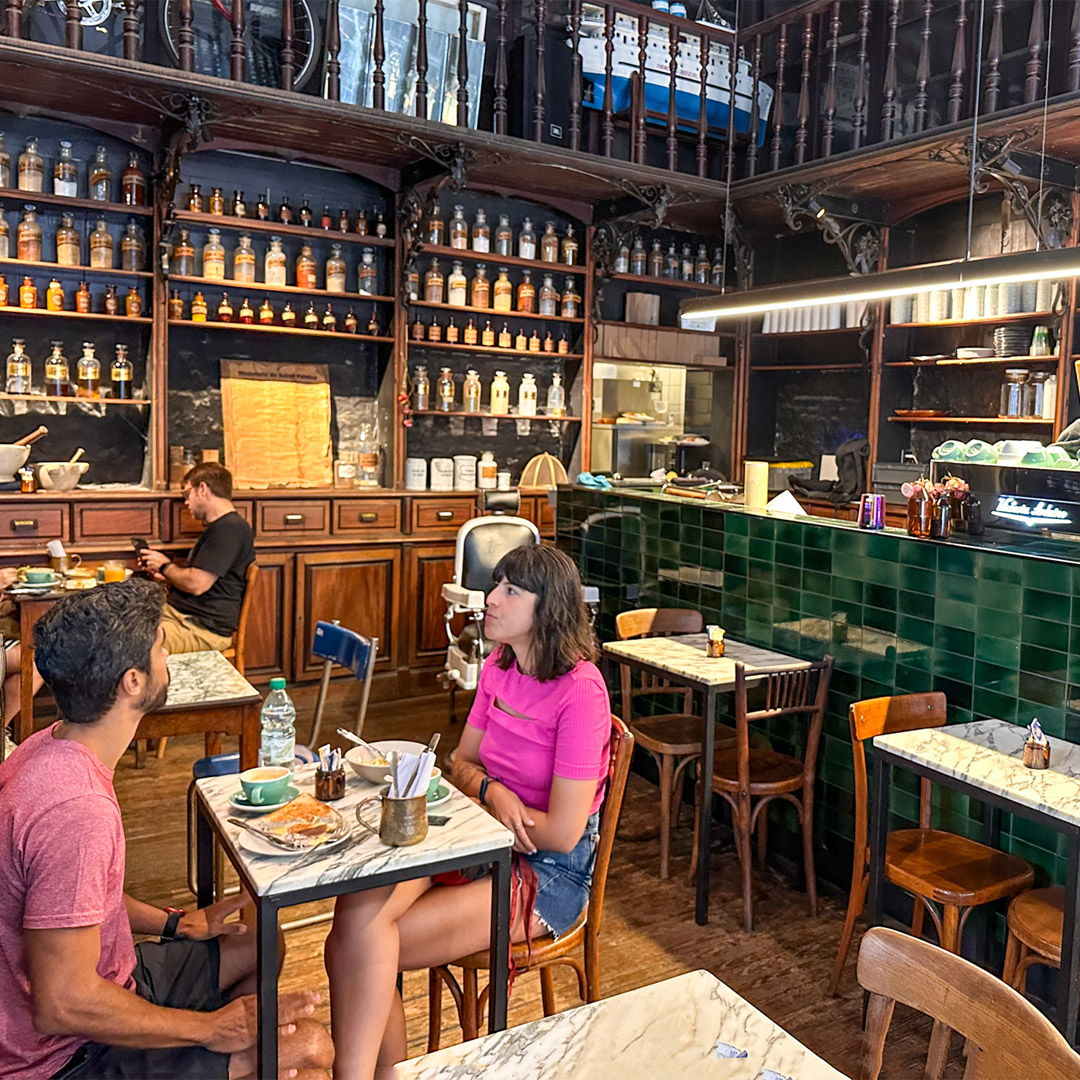 ONde comer em Montevidéu: Café La Farmacia