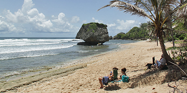 praias em barbados bathsheba