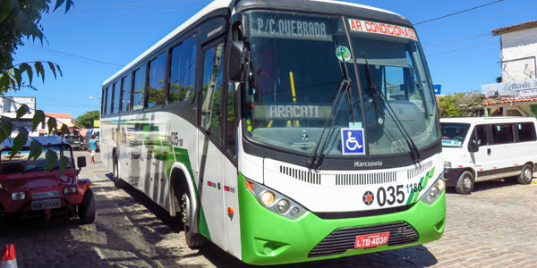 Fortaleza a Canoa Quebrada de ônibus