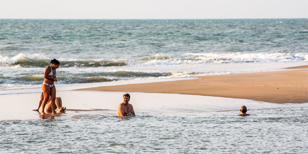 Praia em Galinhos