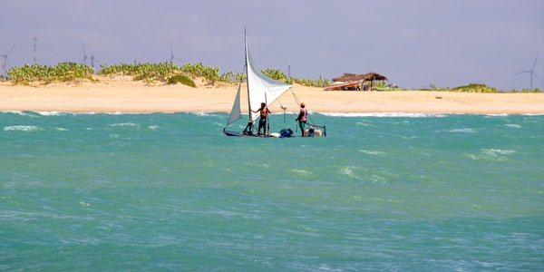 Jangada em Galinhos