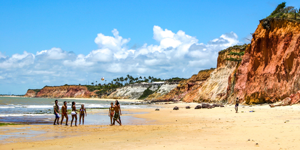 Prado: praia da costa norte