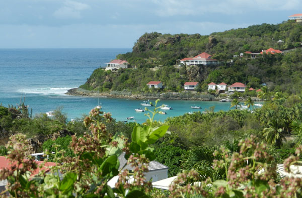 St.-Barth, vista do hotel Village St.-Jean