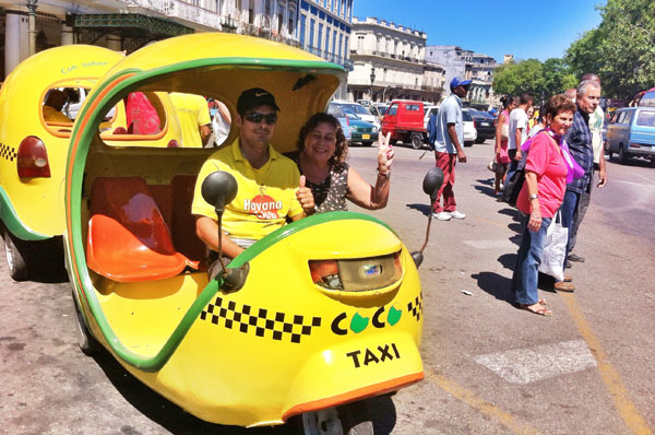 Coco táxi, Havana