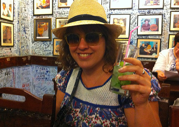 Sabrina no La Bodeguita del Medio